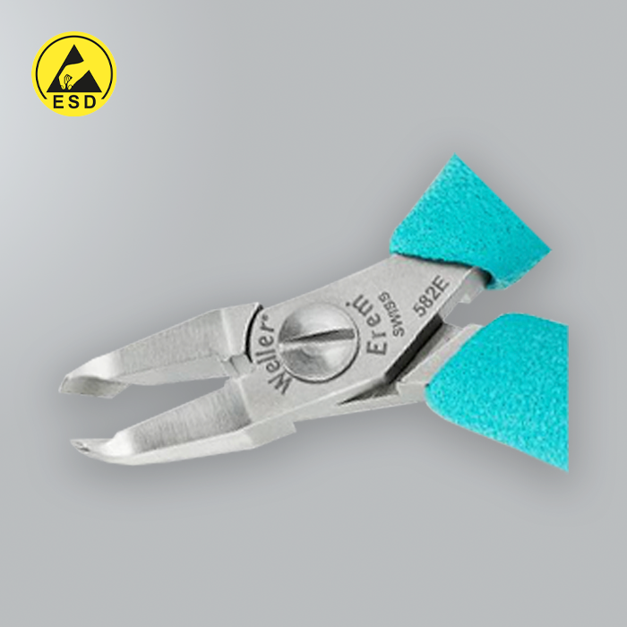 Erem 582E - Angled Narrow Head Tip Cutter - Flush ESD (E-582E) Erem 582E - Angled Narrow Head Tip Cutter - Flush ESD (E-582E)